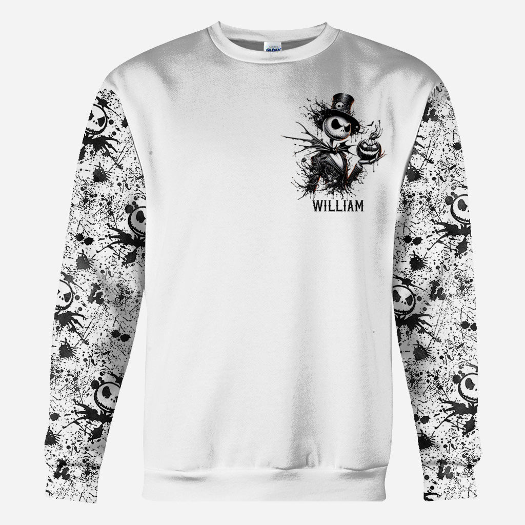 Hello Darkness - Personalized Nightmare All Over Shirt