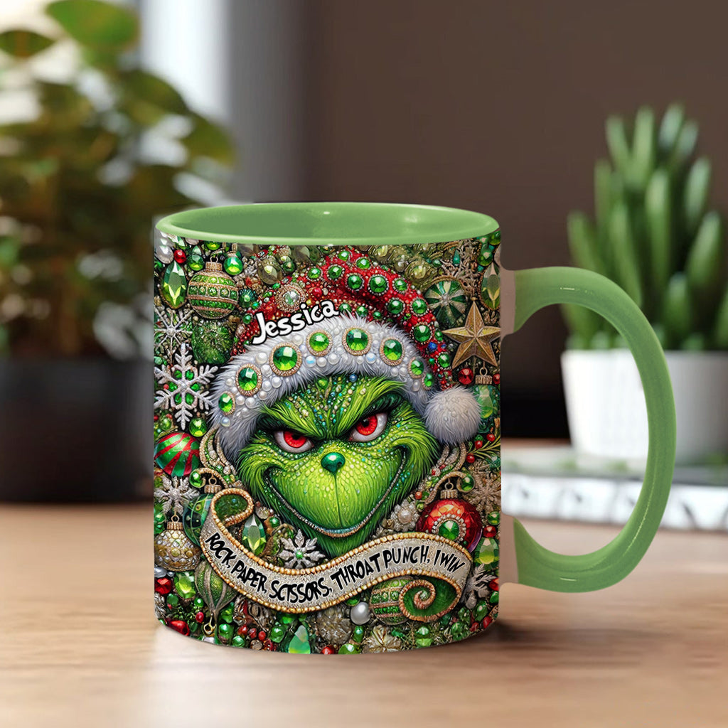 Feeling Extra Green - Personalized Stole Christmas Accent Mug