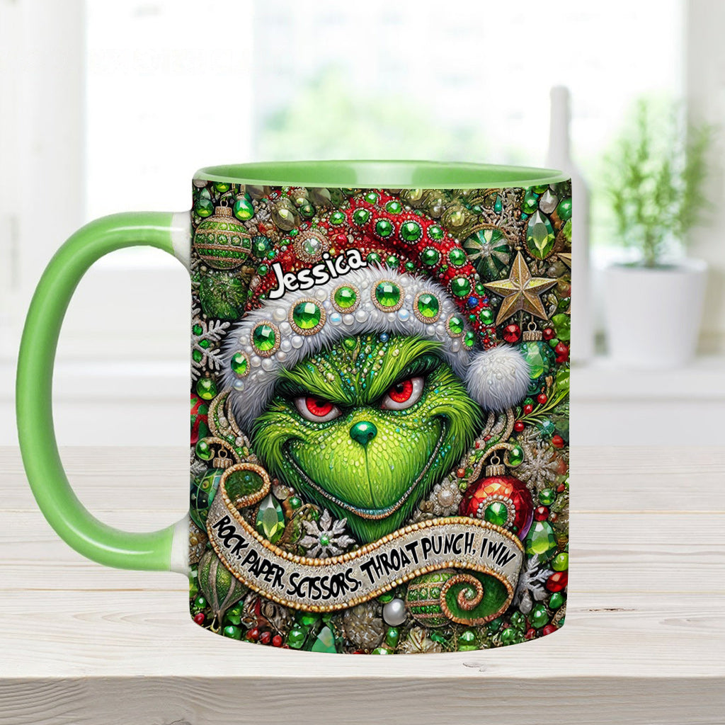 Feeling Extra Green - Personalized Stole Christmas Accent Mug