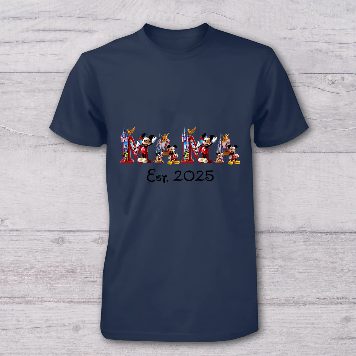 First Mother's Day Together - Personalized Mouse T-shirt And Baby Onesie