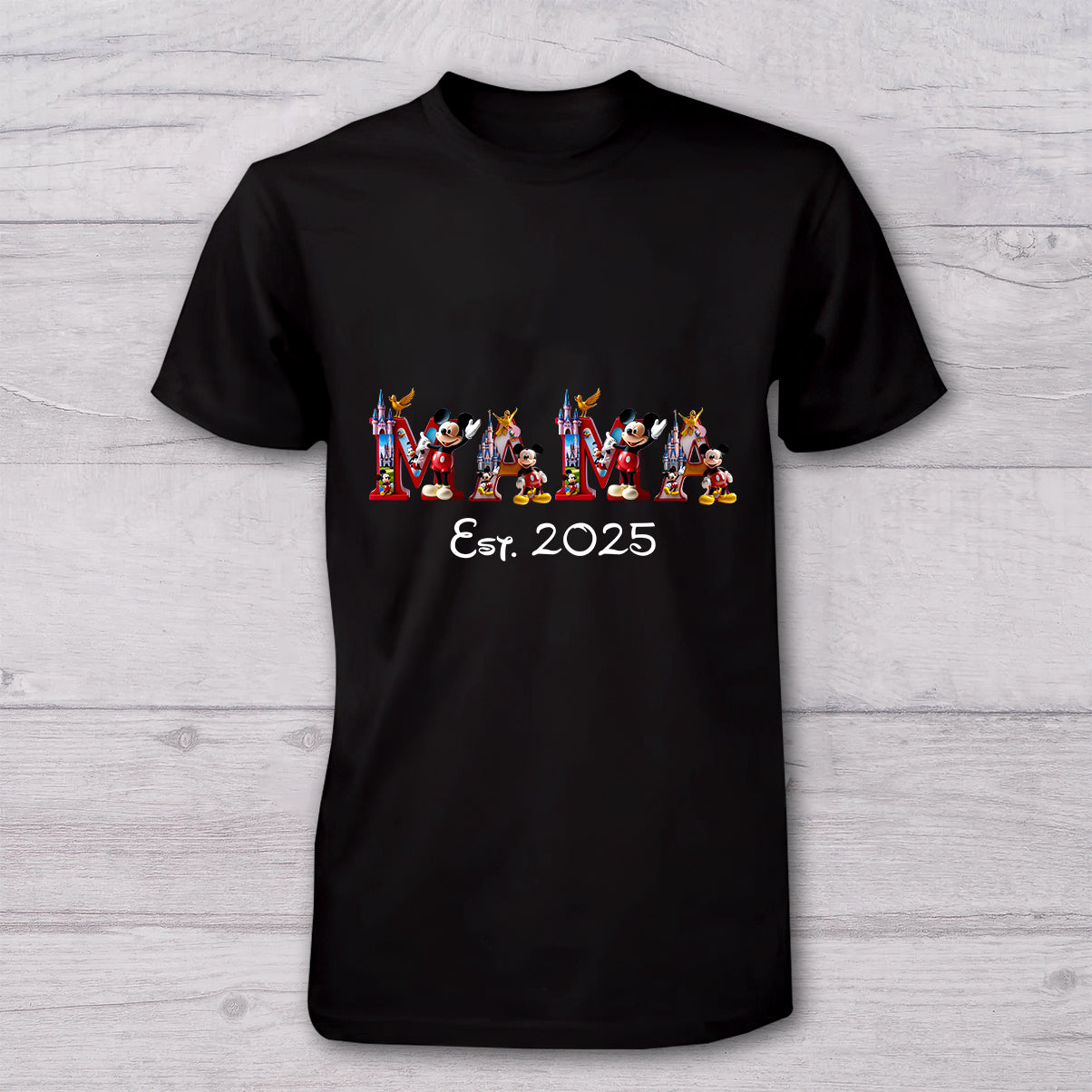 First Mother's Day Together - Personalized Mouse T-shirt And Baby Onesie
