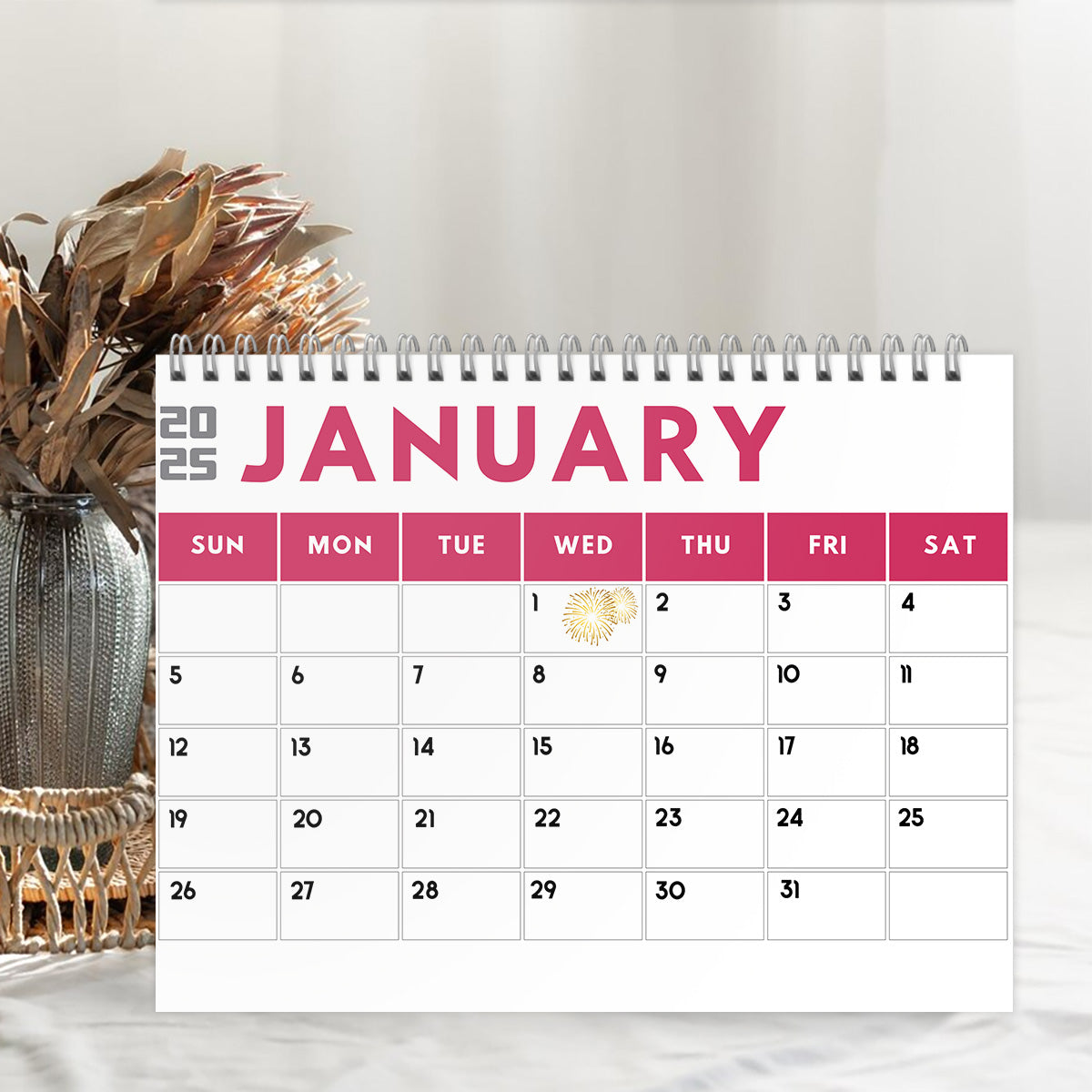 Beautiful Everyday Calendar - Personalized Mouse Wall Calendar & Desk Calendar