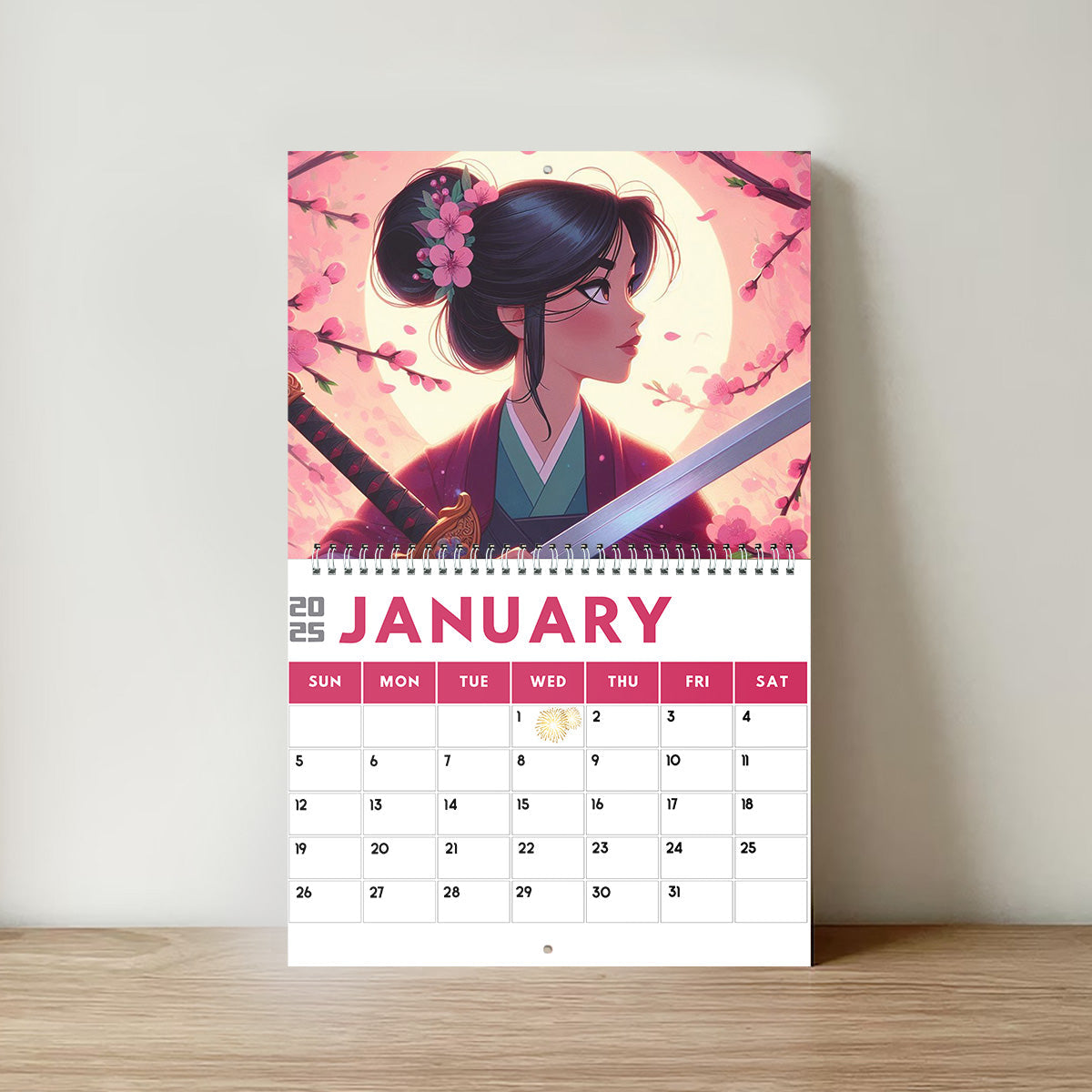 Beautiful Everyday Calendar - Personalized Mouse Wall Calendar & Desk Calendar