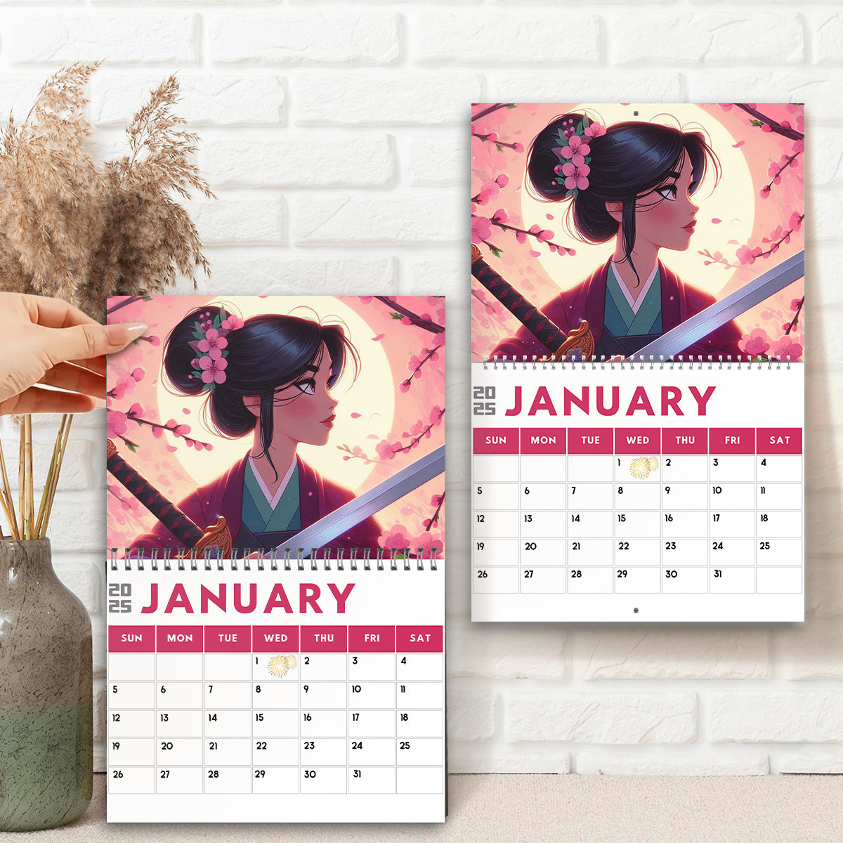 Beautiful Everyday Calendar - Personalized Mouse Wall Calendar & Desk Calendar