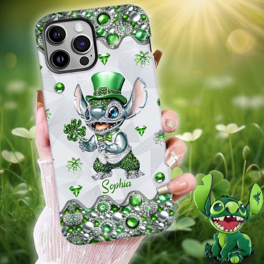 Lucky Shamrock - Personalized Ohana Full Print Phone Case