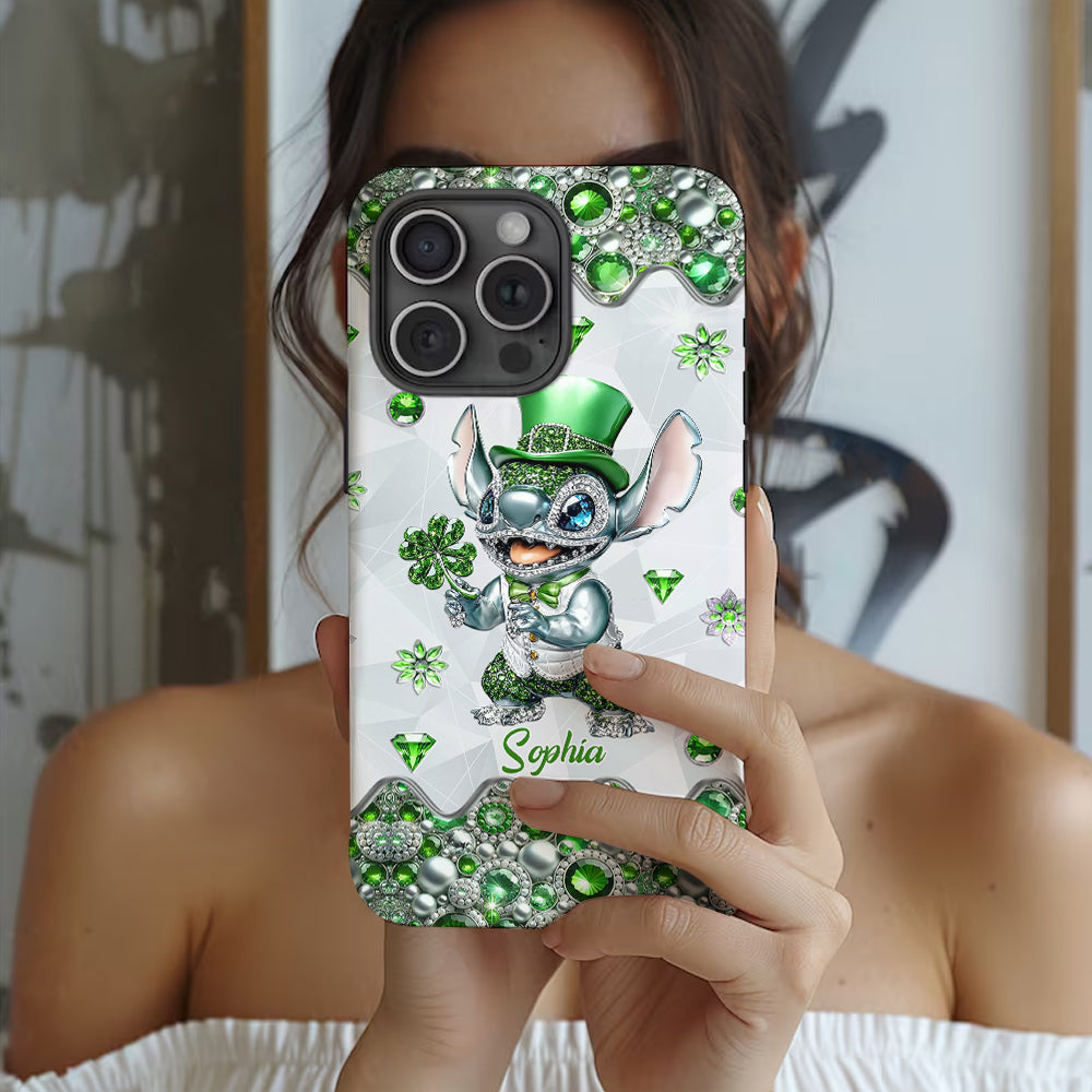 Lucky Shamrock - Personalized Ohana Full Print Phone Case