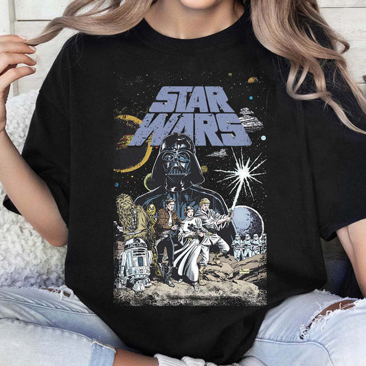 Vintage Characters - The Force T-shirt And Hoodie