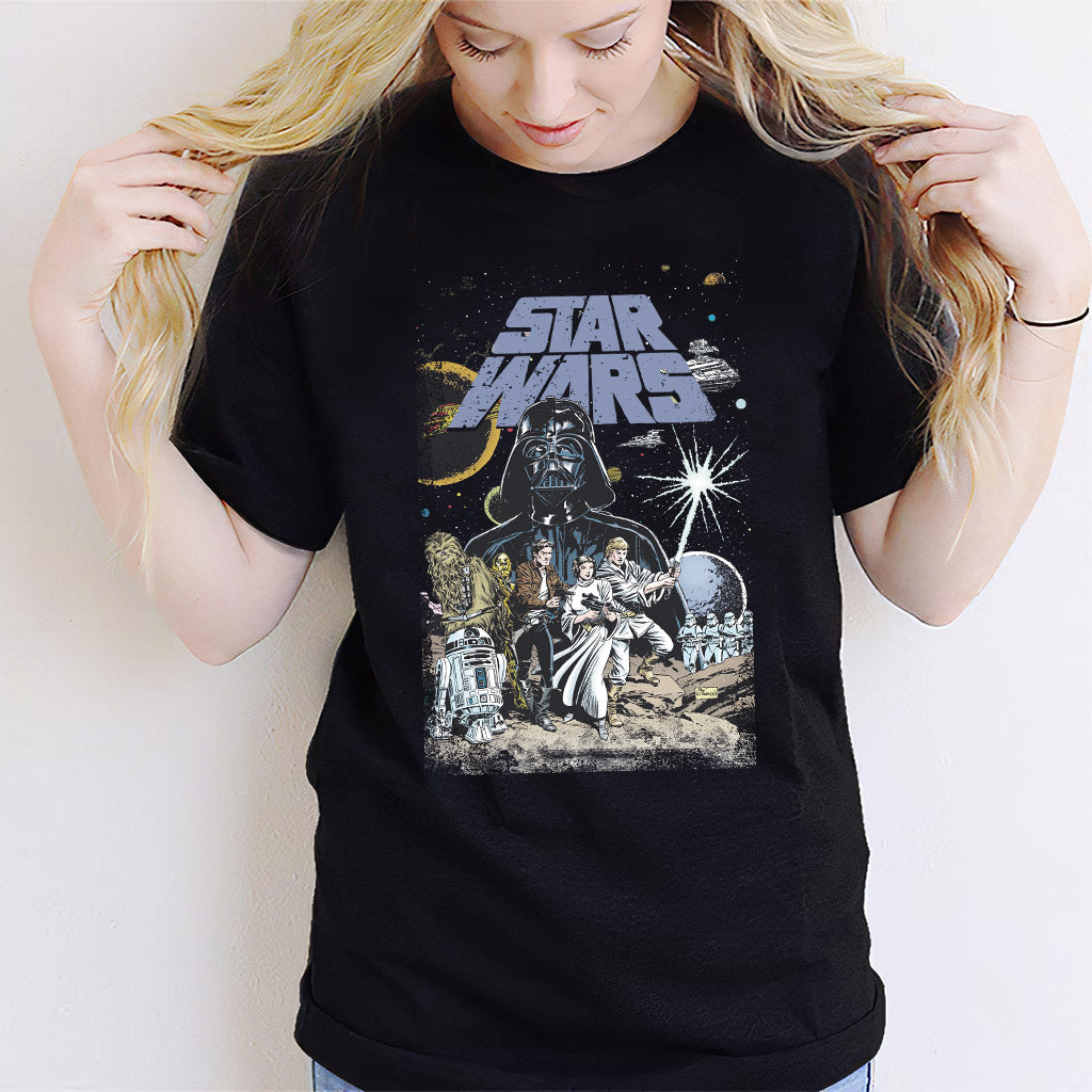 Vintage Characters - The Force T-shirt And Hoodie