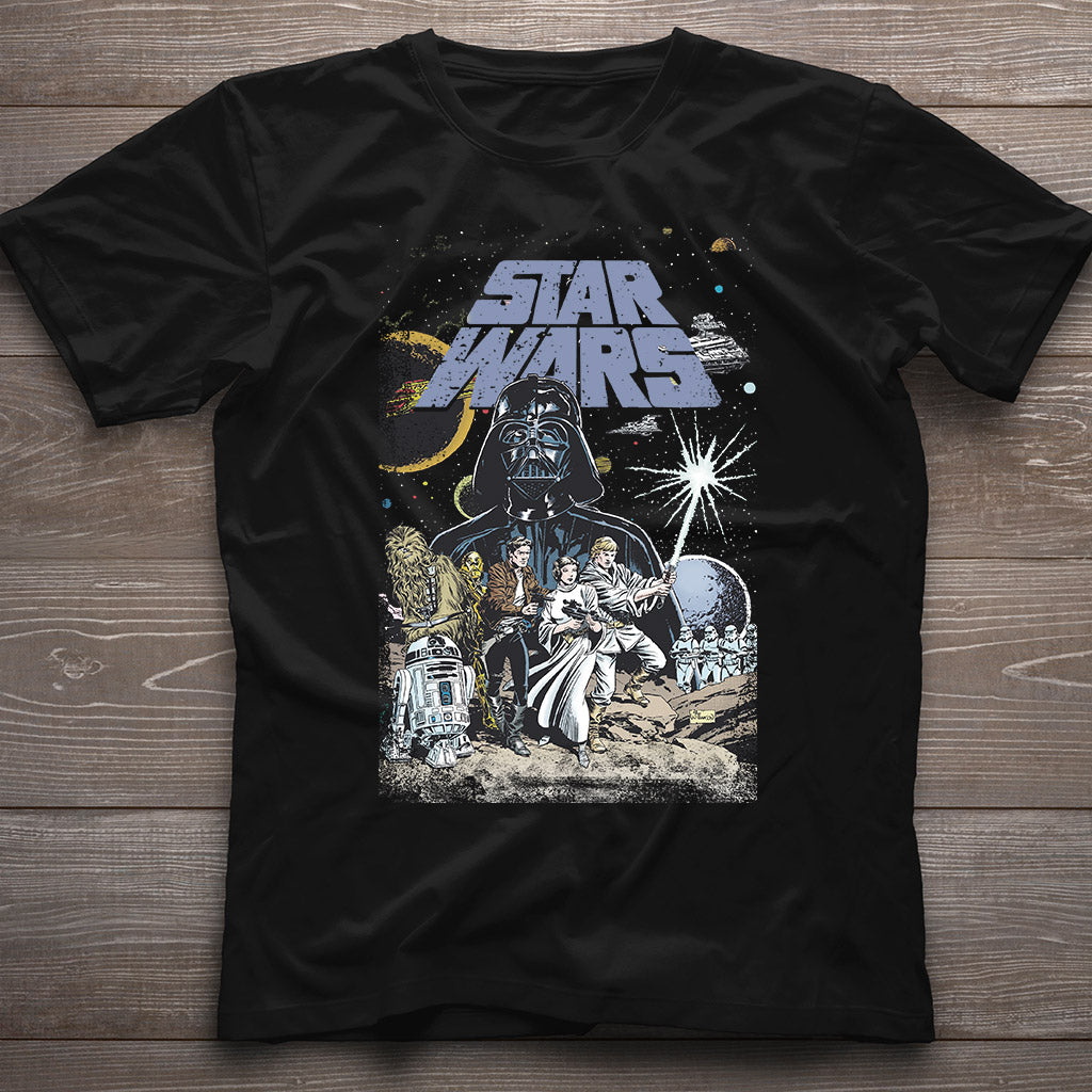 Vintage Characters - The Force T-shirt And Hoodie
