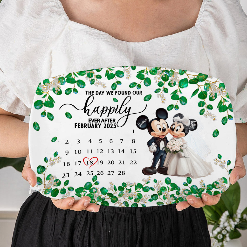 We Found Our Happily Ever After - Personalized Mouse Plate