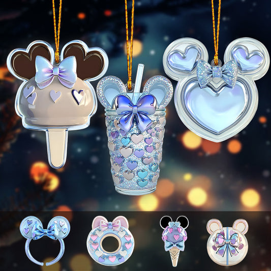 Cute Mouse Ears - Personalized Mouse Ornament