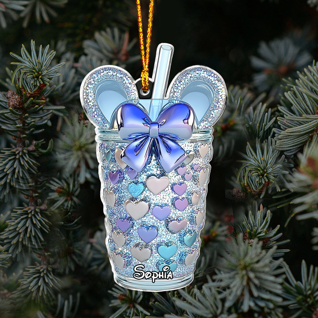 Cute Mouse Ears - Personalized Mouse Ornament