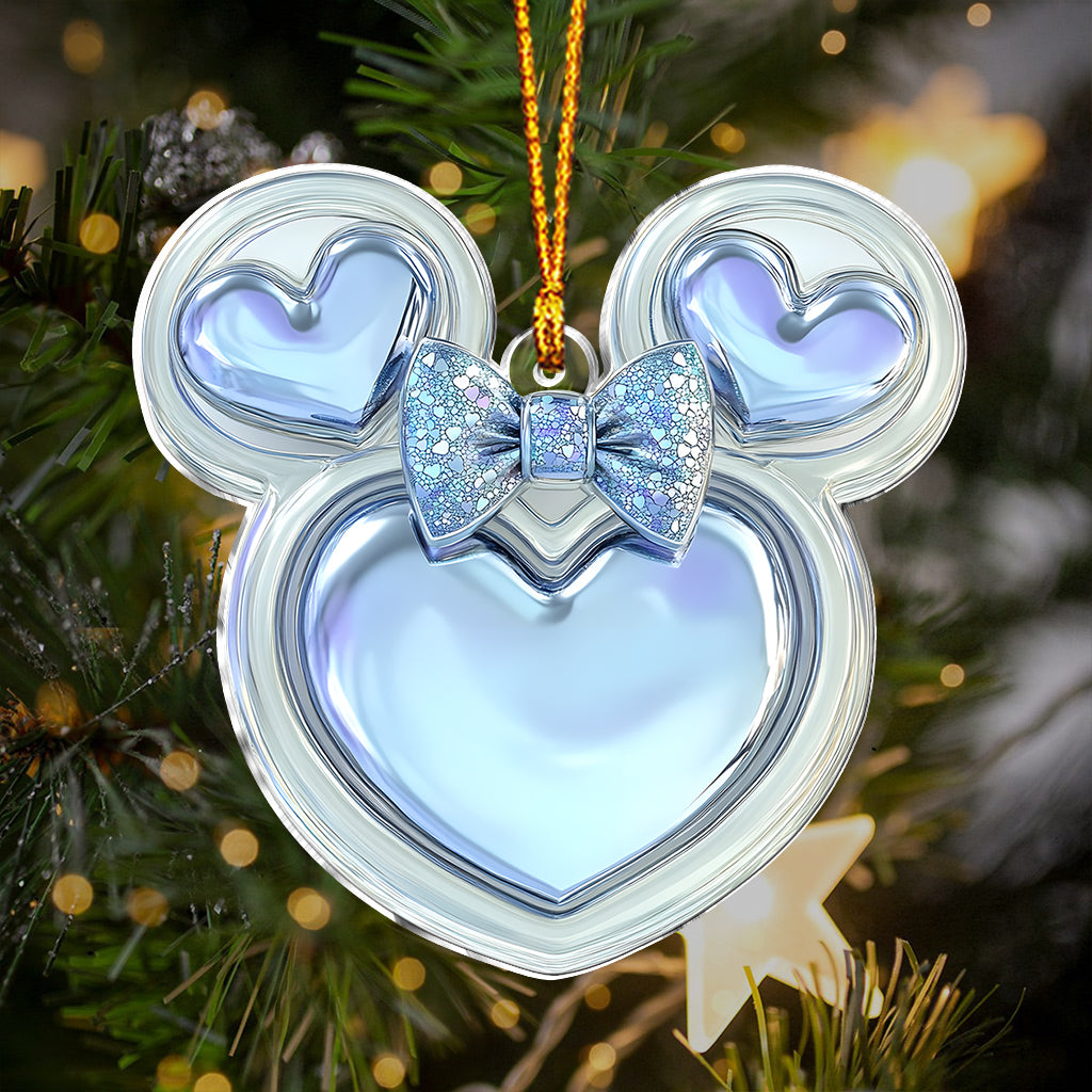 Cute Mouse Ears - Personalized Mouse Ornament