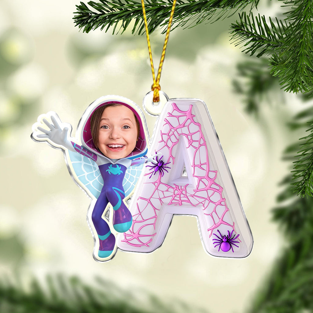 Spider Alphabet Letters - Personalized Kid Ornament