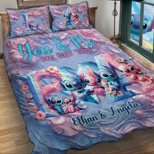 No Returns Or Refunds - Personalized Ohana Quilt Set
