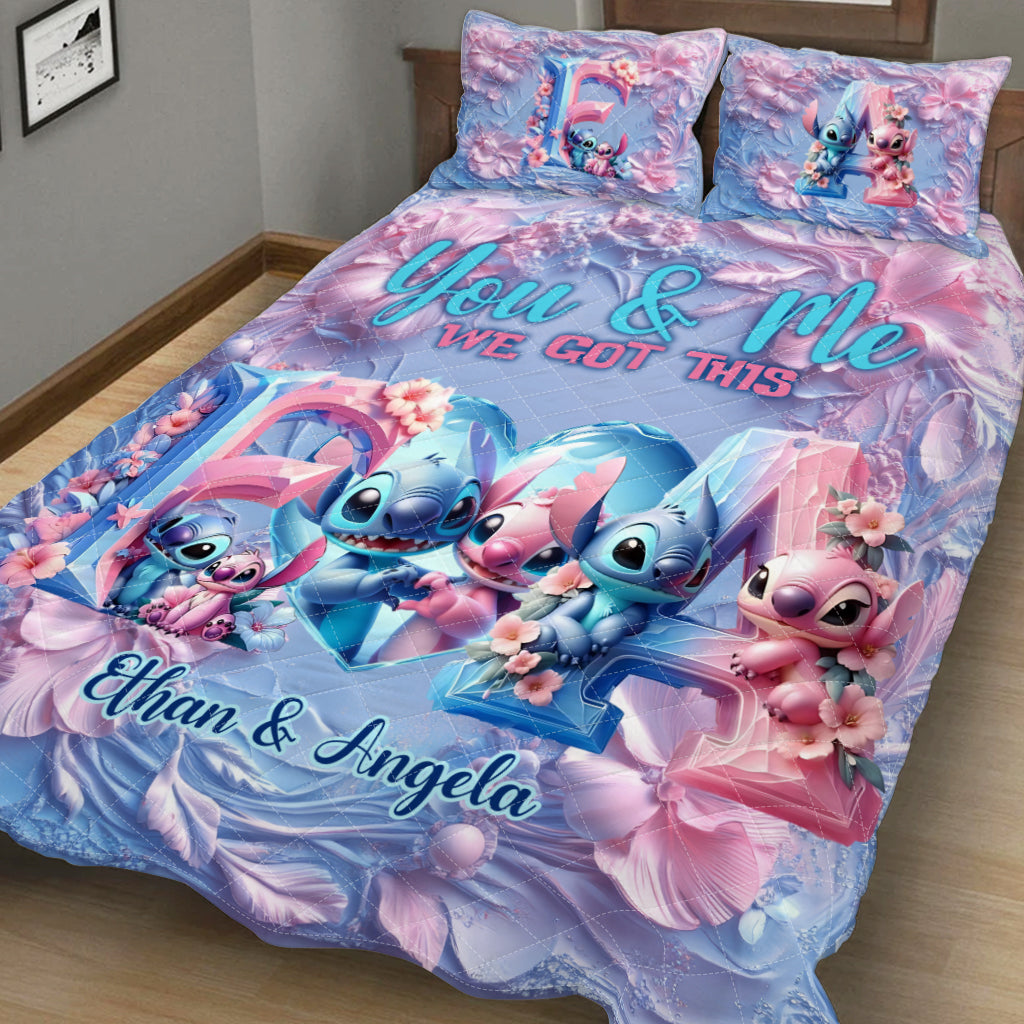 No Returns Or Refunds - Personalized Ohana Quilt Set