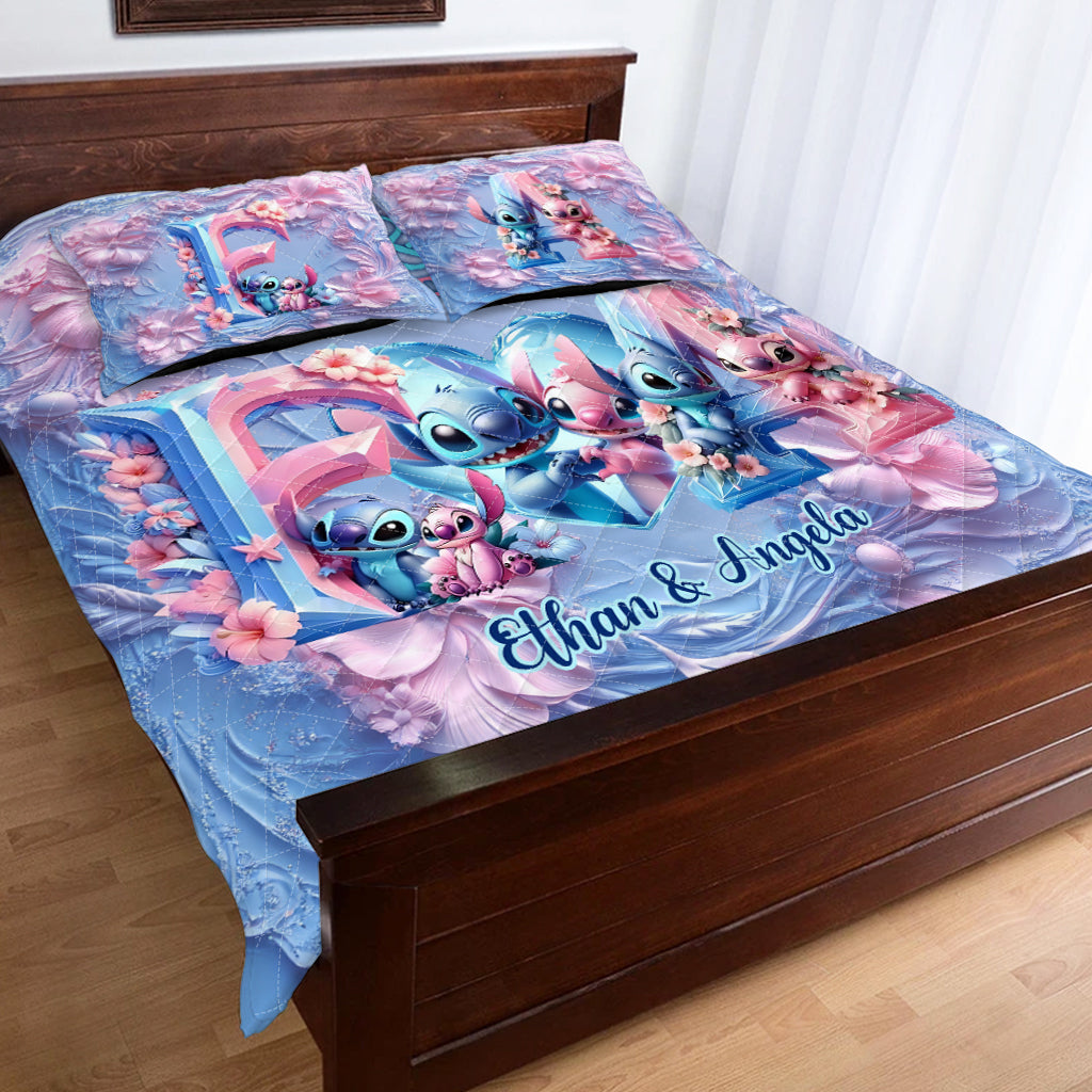 No Returns Or Refunds - Personalized Ohana Quilt Set