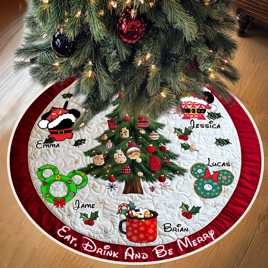 Under The Tree - Personalized Mouse Tree Skirt