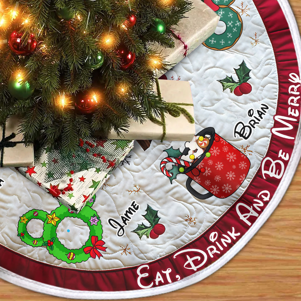 Under The Tree - Personalized Mouse Tree Skirt