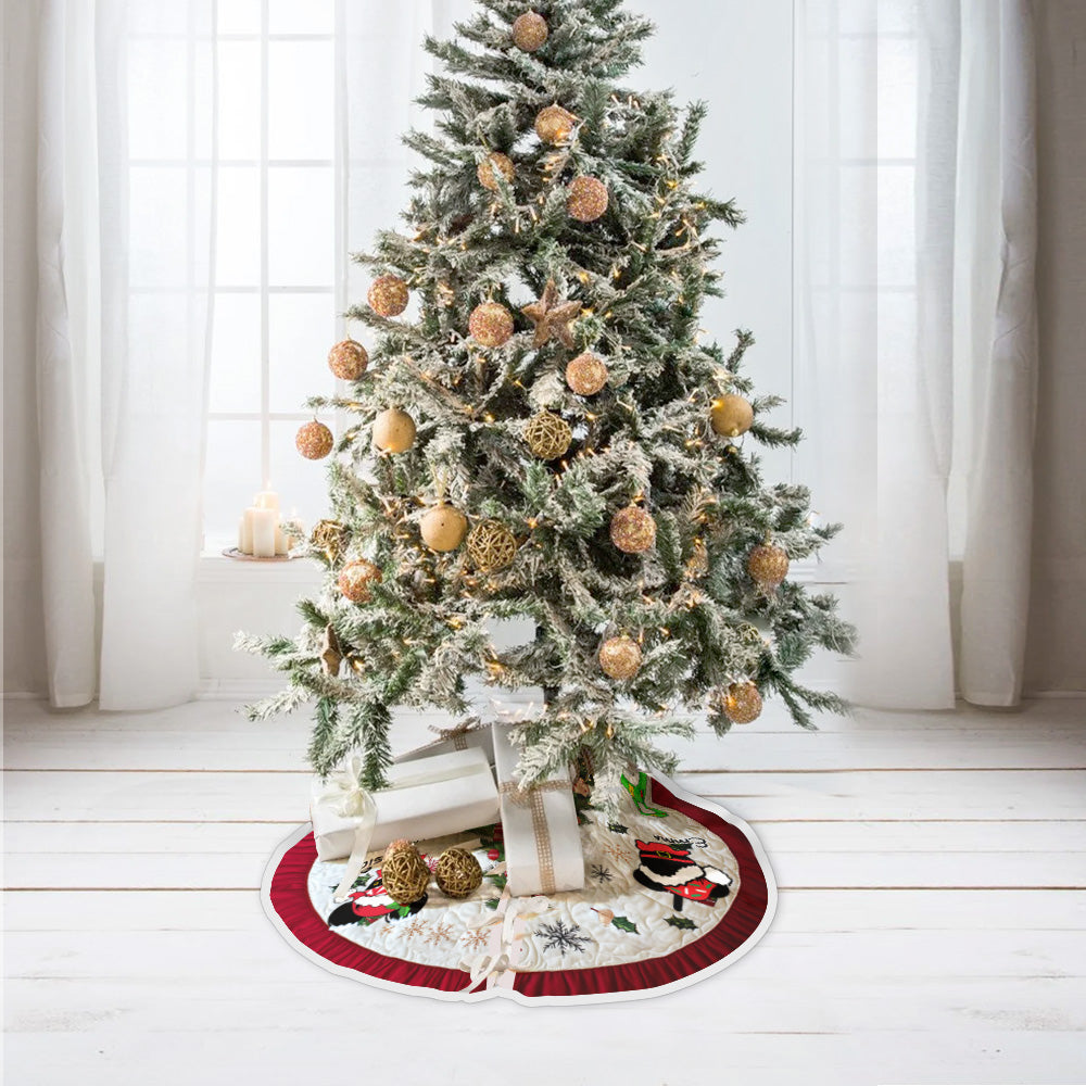Under The Tree - Personalized Mouse Tree Skirt