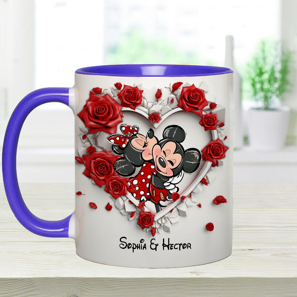 We Found Our Happily Ever After - Personalized Mouse Accent Mug