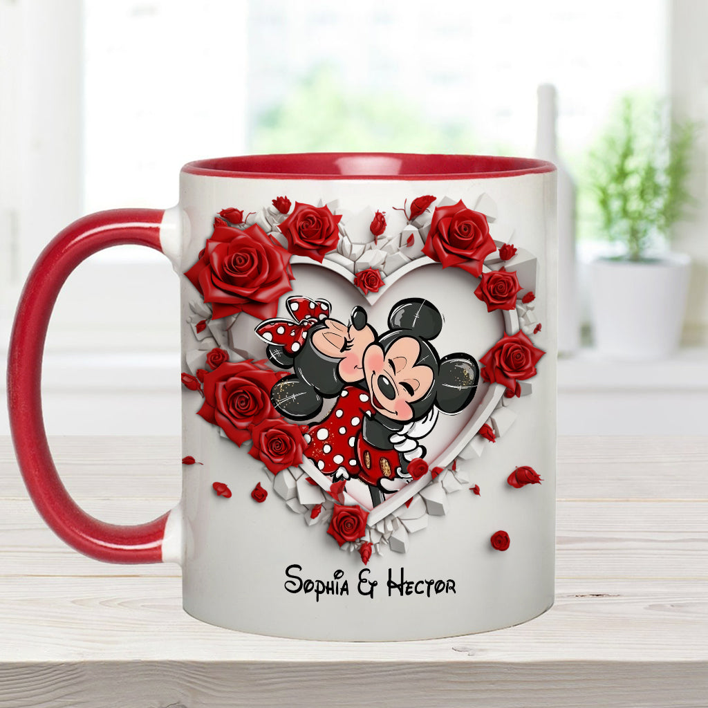 We Found Our Happily Ever After - Personalized Mouse Accent Mug