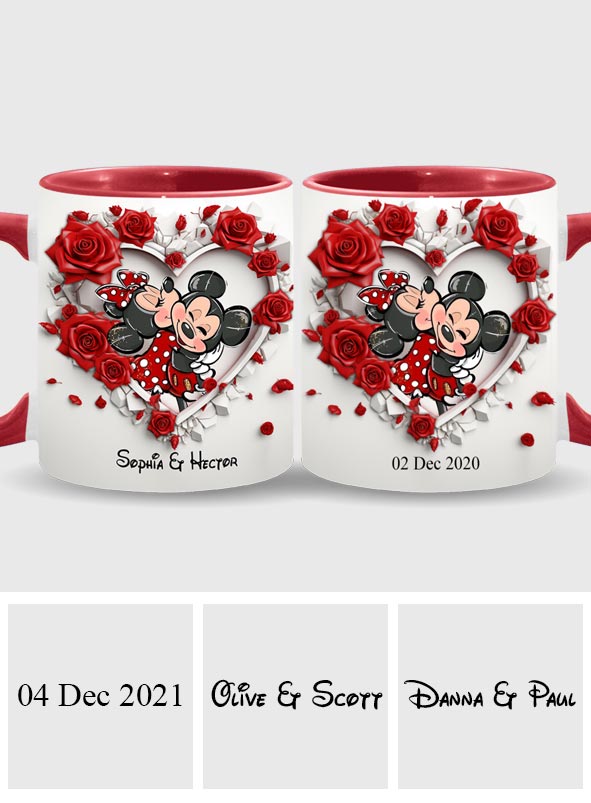 We Found Our Happily Ever After - Personalized Mouse Accent Mug