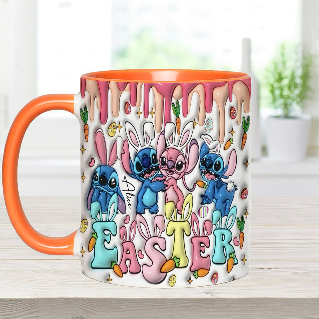 Springtime Hopper - Personalized Ohana Accent Mug
