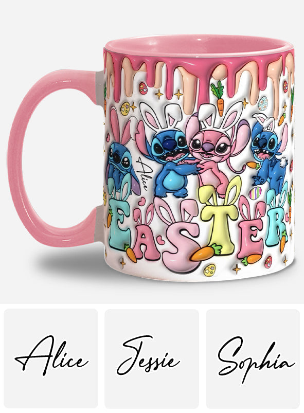 Springtime Hopper - Personalized Ohana Accent Mug