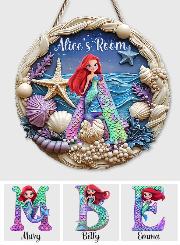 My Little Dream World - Personalized Kid Custom Shaped Wood Sign