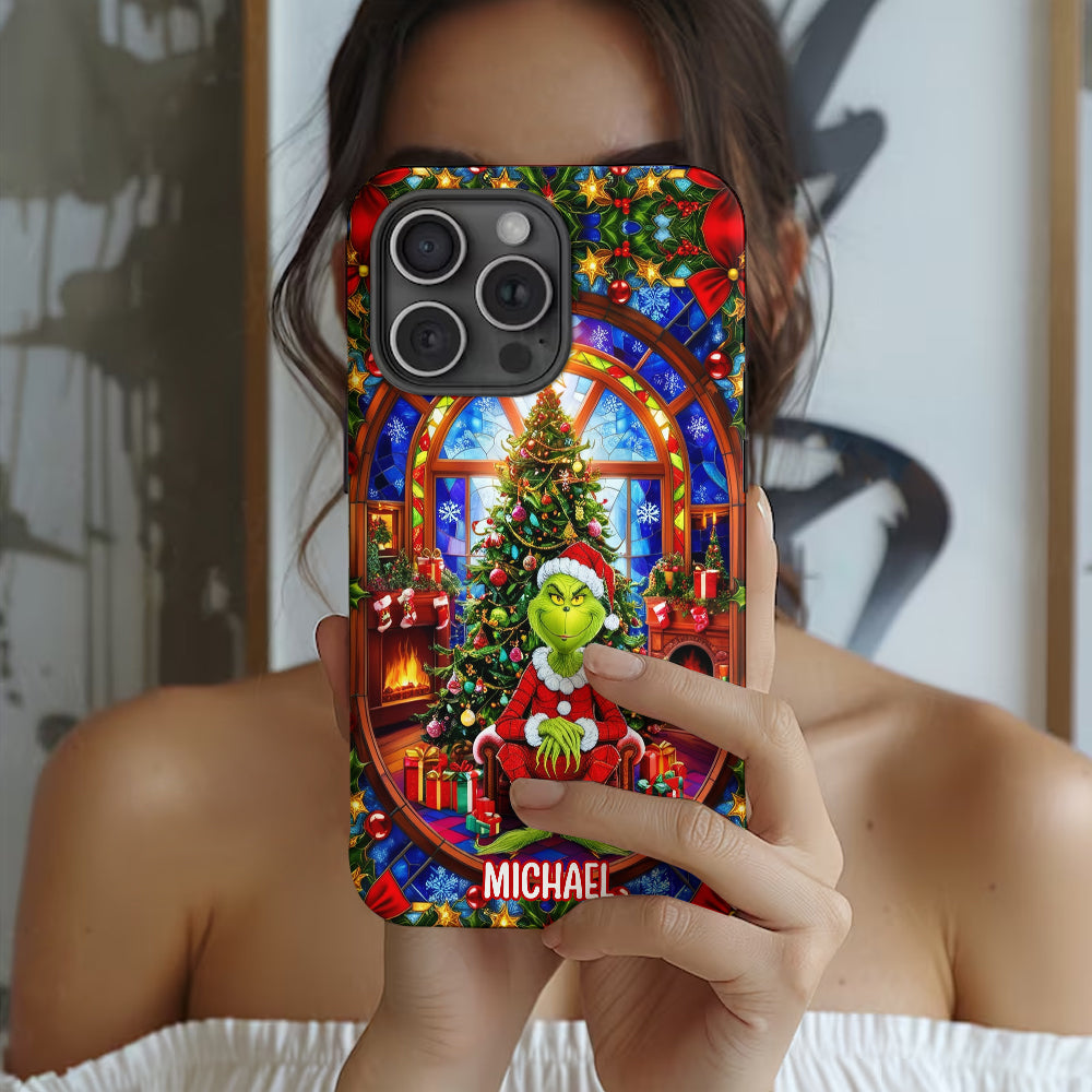 Green Christmas - Personalized Stole Christmas Full Print Phone Case