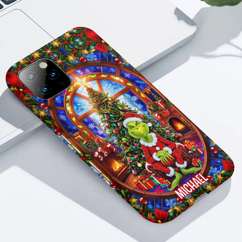 Green Christmas - Personalized Stole Christmas Full Print Phone Case