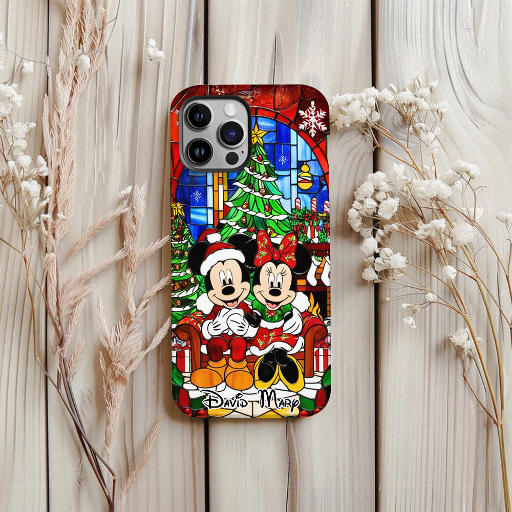 Very Merry Christmas - Personalized Mouse Full Print Phone Case