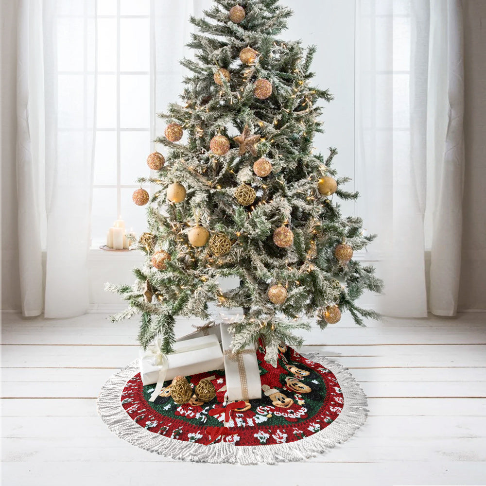 Merry Christmas - Mouse Tree Skirt