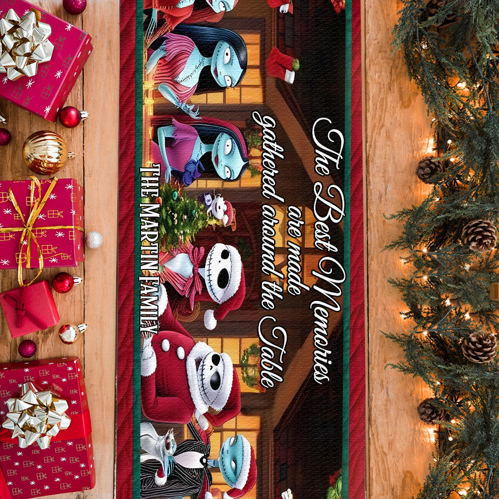 The Best Memories Are Made Around The Table - Personalized Nightmare Table Runner