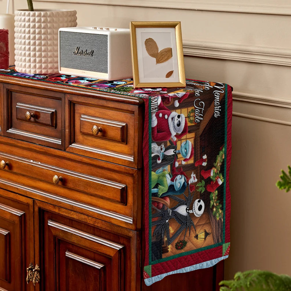 The Best Memories Are Made Around The Table - Personalized Nightmare Table Runner