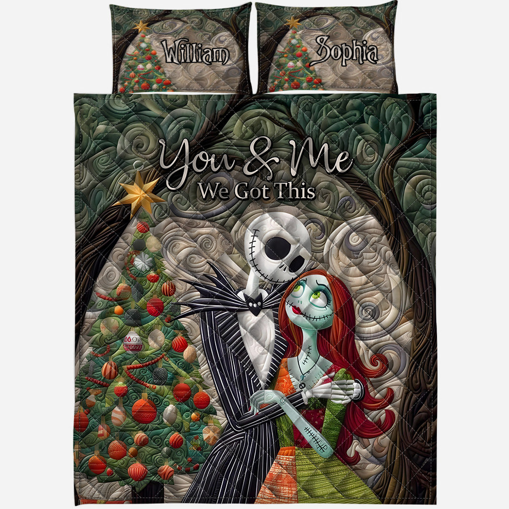 Merry Christmas - Personalized Nightmare Quilt Set