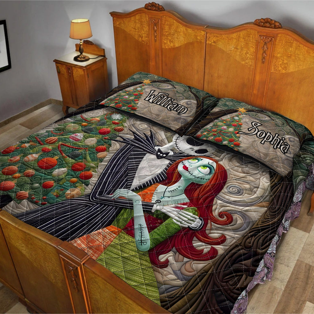 Merry Christmas - Personalized Nightmare Quilt Set