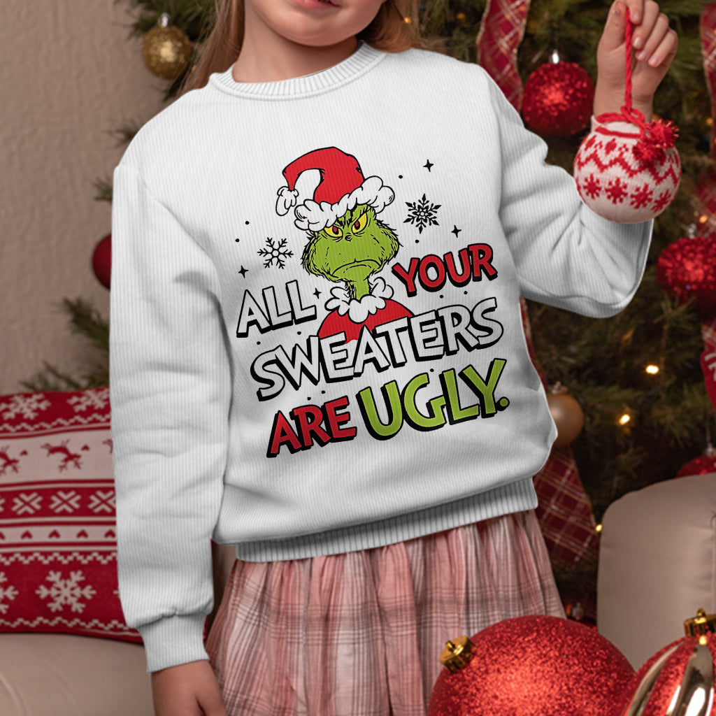 All Sweaters Are Ugly Shirt - Personalized Stole Christmas Ugly Sweater