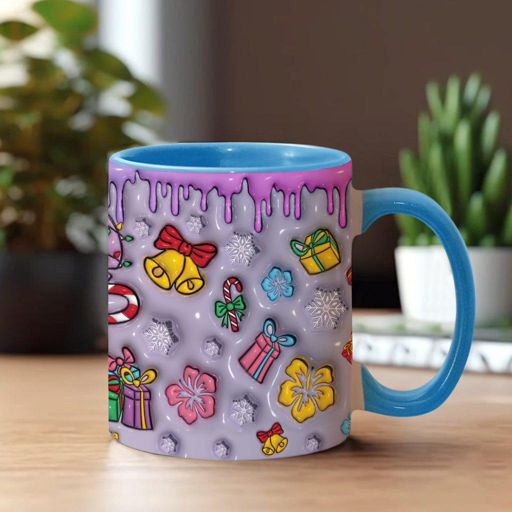 Merry Ohana - Personalized Ohana Accent Mug
