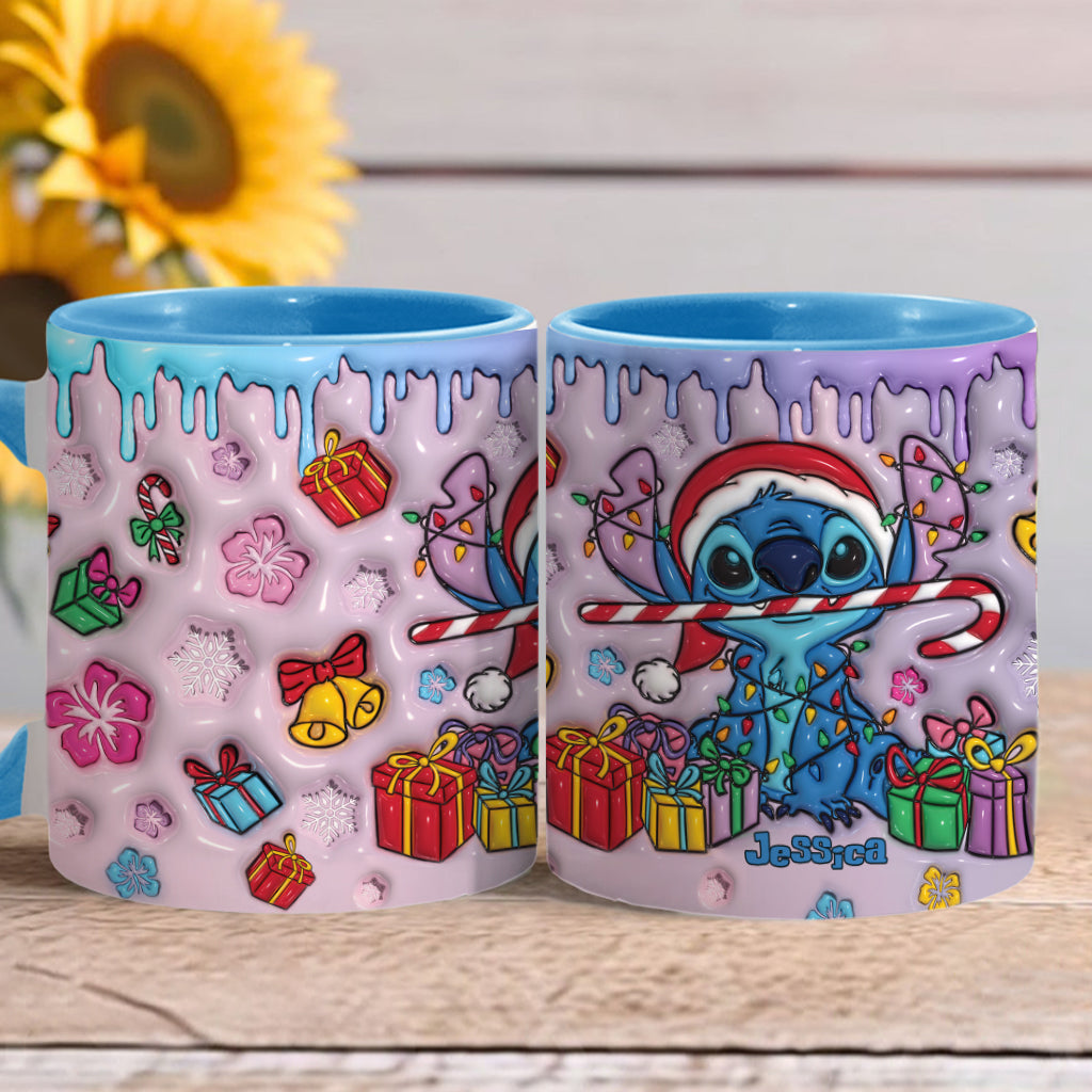 Merry Ohana - Personalized Ohana Accent Mug