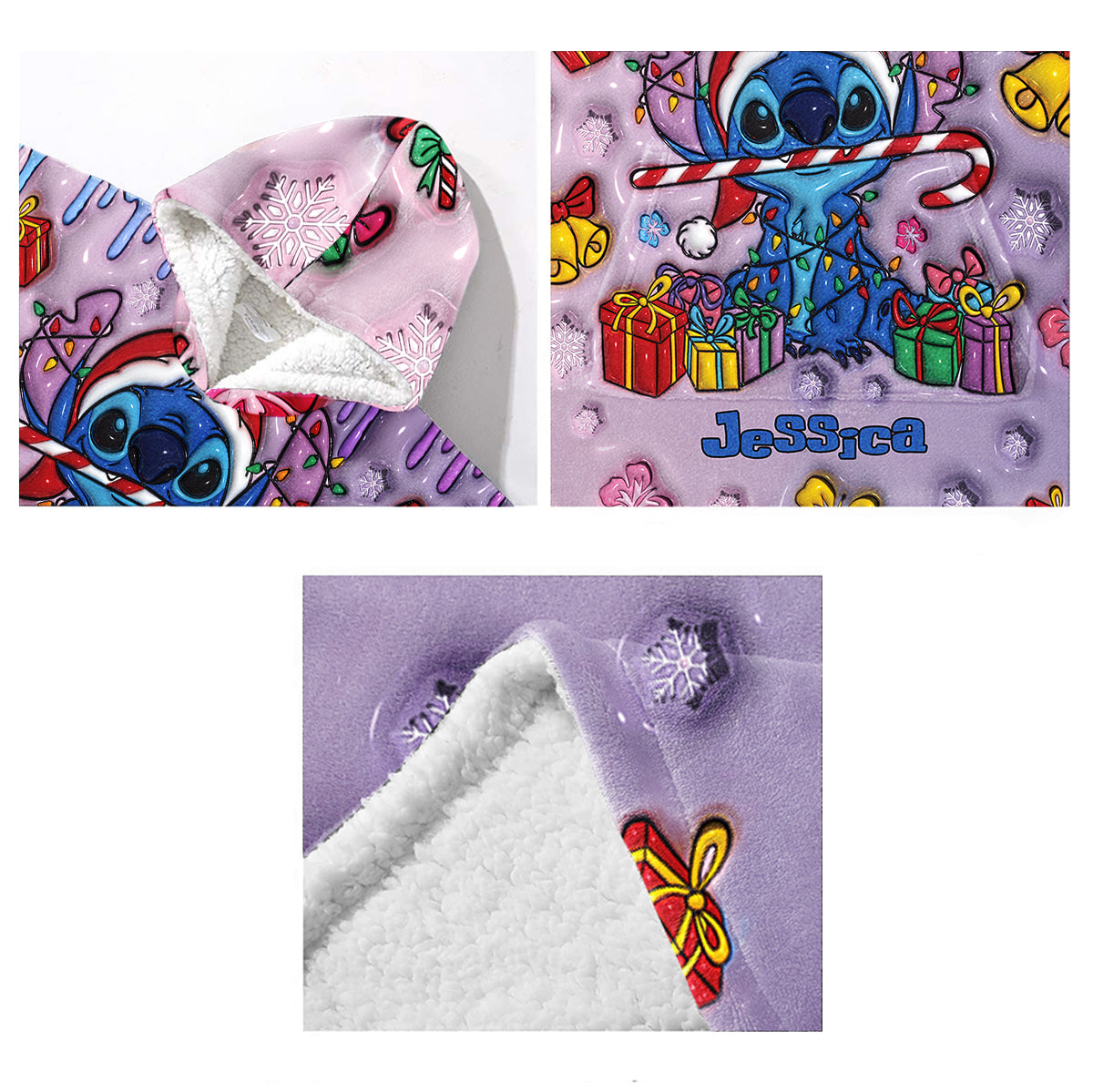 Merry Ohana - Personalized Ohana Blanket Hoodie