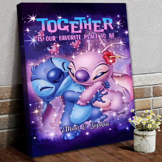 Together Is Our Favorite - Personalized Ohana Canvas And Poster