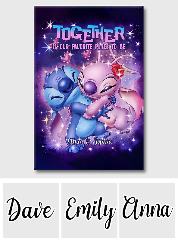 Together Is Our Favorite - Personalized Ohana Canvas And Poster