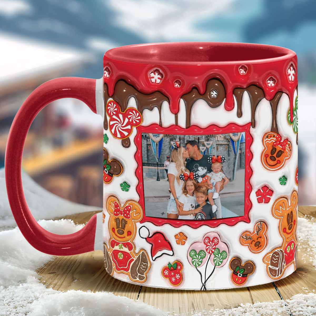Gingerbread - Personalized Mouse Accent Mug