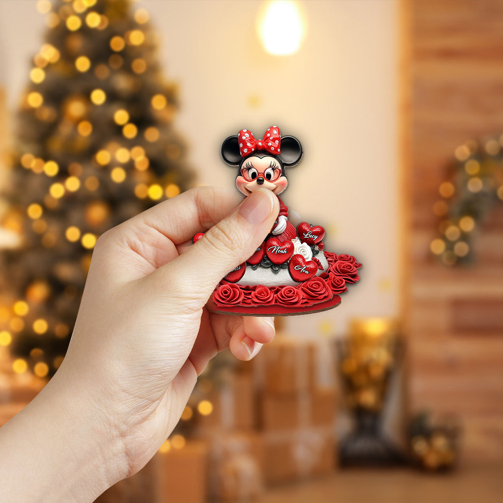 Grandma's Sweethearts - Personalized Mouse Freestanding Wood Plaque