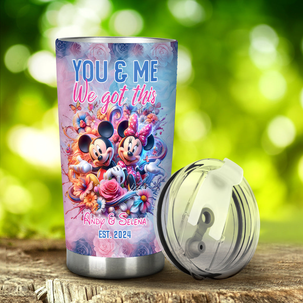 To My Wife Husband Boyfriend Girlfriend - Personalized Mouse Tumbler