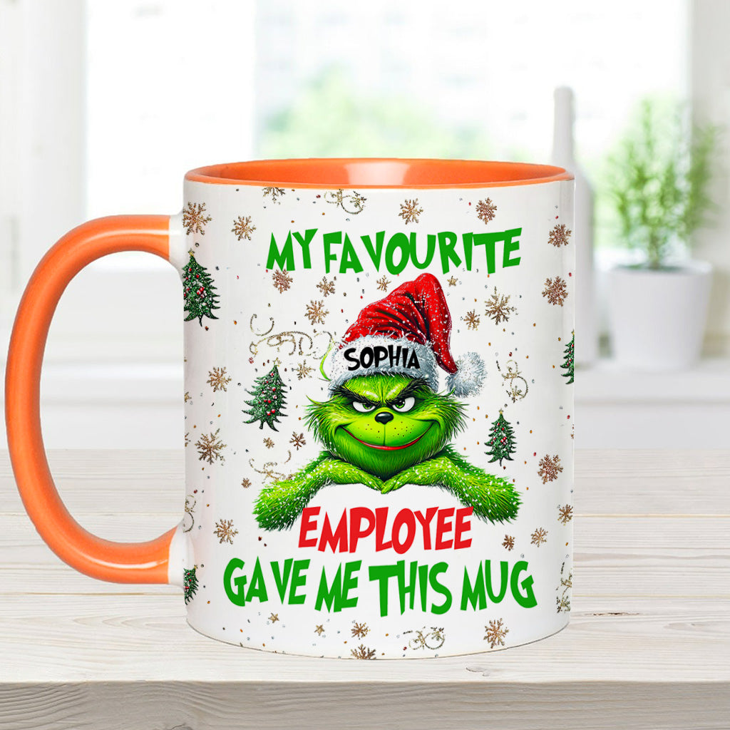 My Favourite - Personalized Colleague Accent Mug