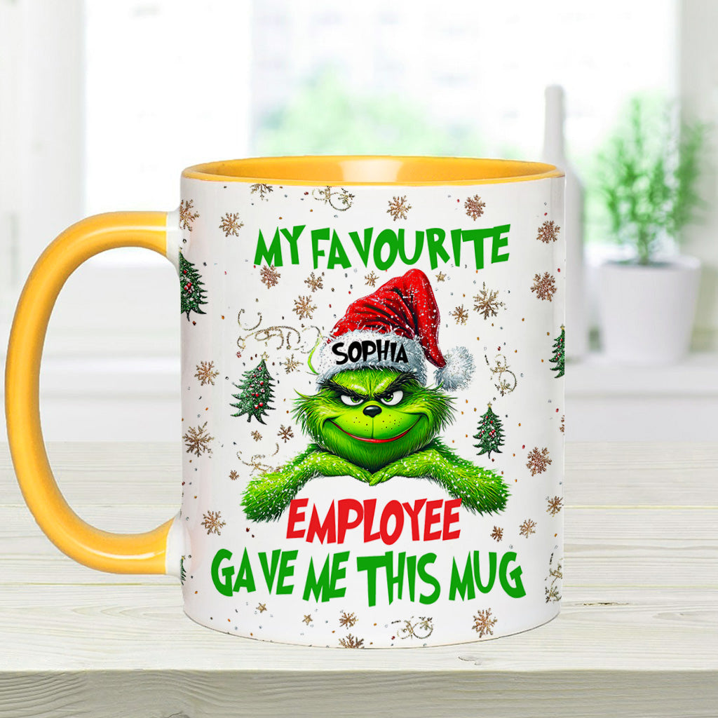 My Favourite - Personalized Colleague Accent Mug