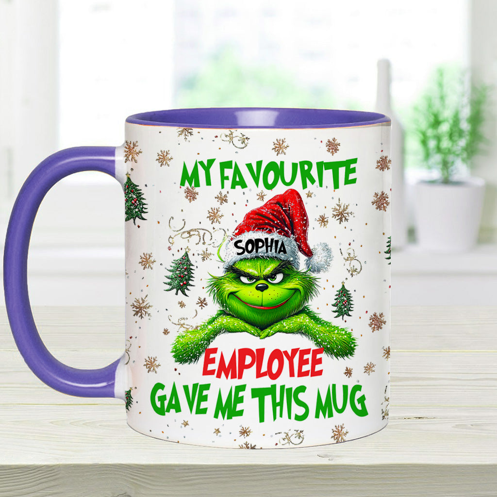 My Favourite - Personalized Colleague Accent Mug
